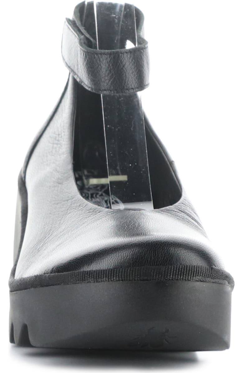 Fly London Tiry Ankle Strap Pump, Alternate, color, 000 Black Mousse