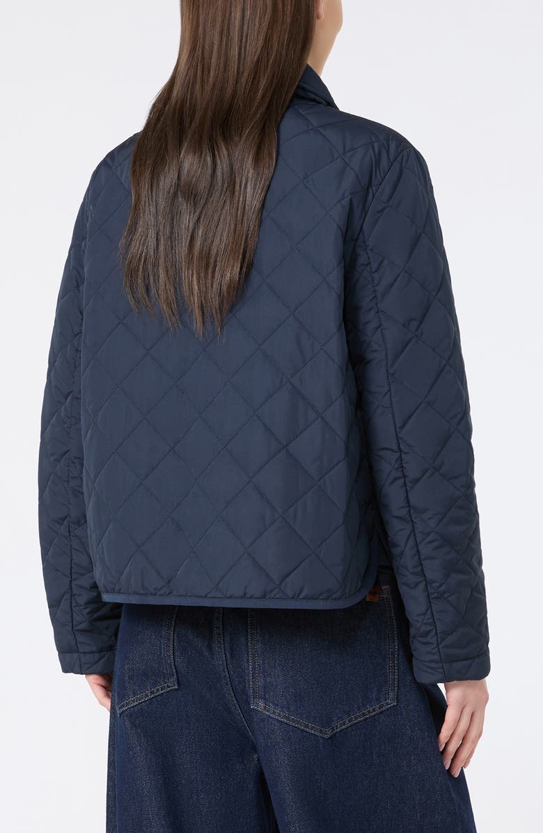 Weekend Max Mara Gelo Quilted Jacket, Alternate, color, Navy