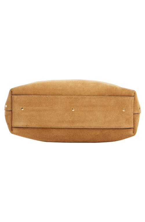 Chloé Marcie Suede Hobo Bag In Brown