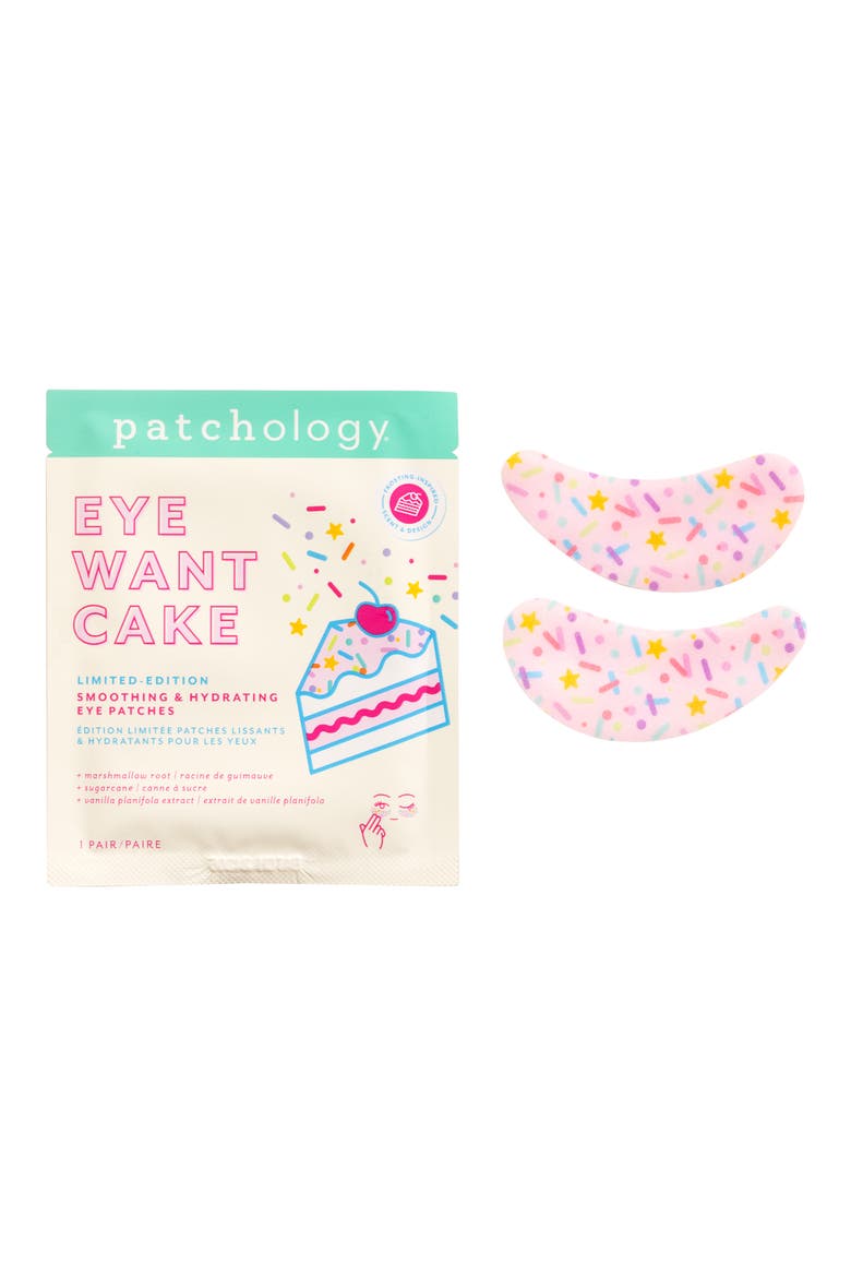 Eye Want Cake Smoothing & Hydrating 5-Pack Eye Patches, Alternate, color, NO COLOR