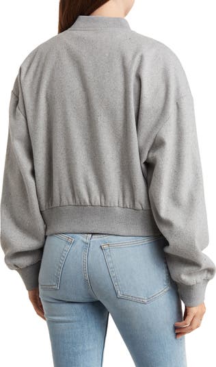Crop Bomber Jacket