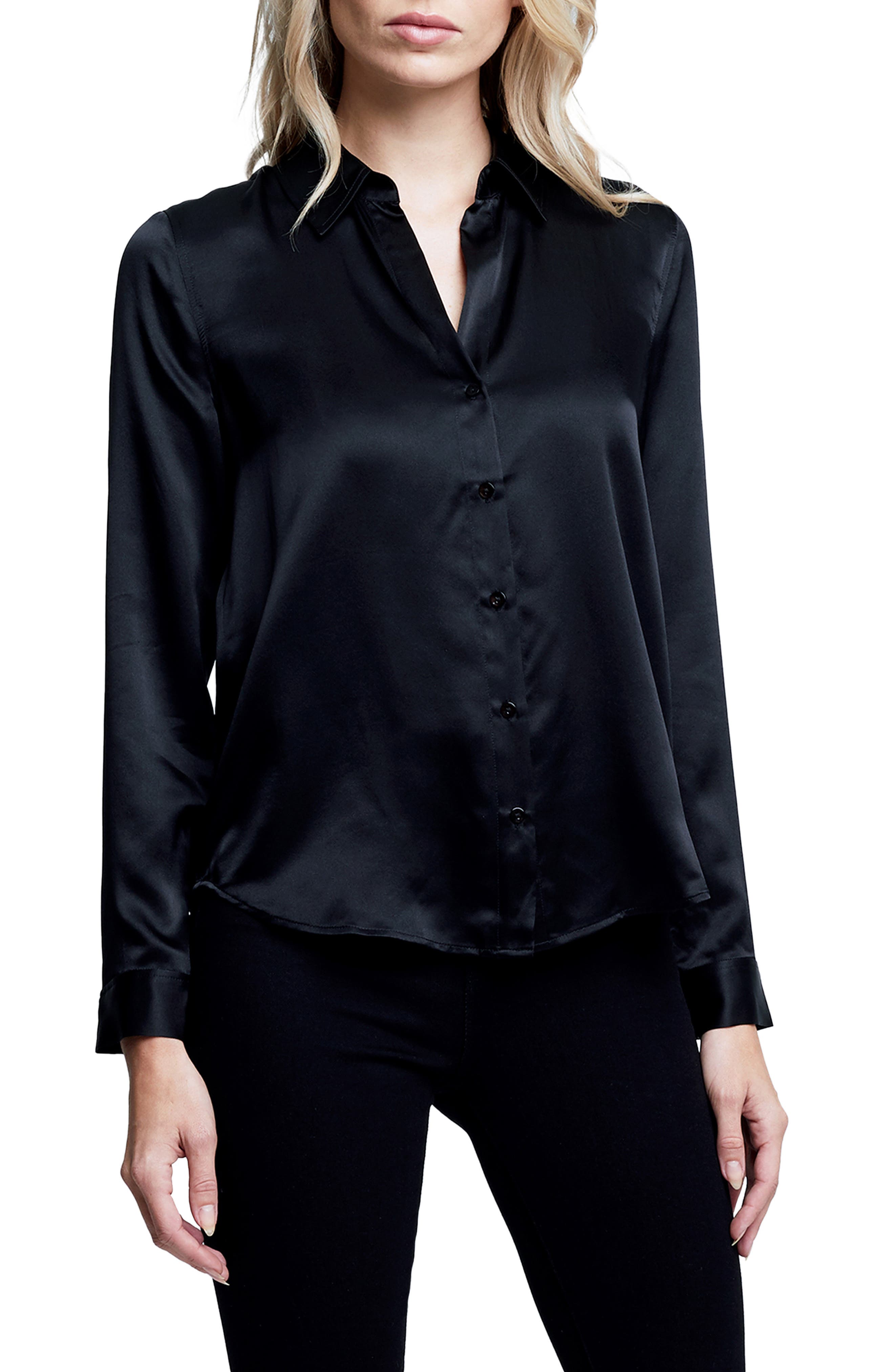L'AGENCE Tyler Silk Blouse
