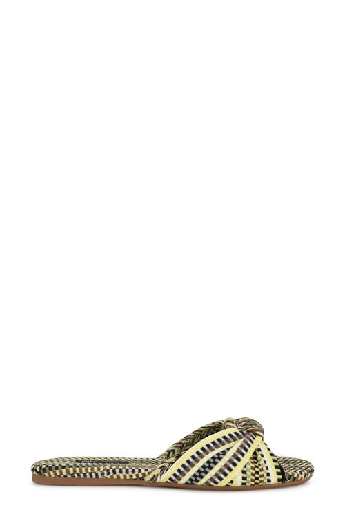 Nine West Lalta Slide Sandal In Light Green