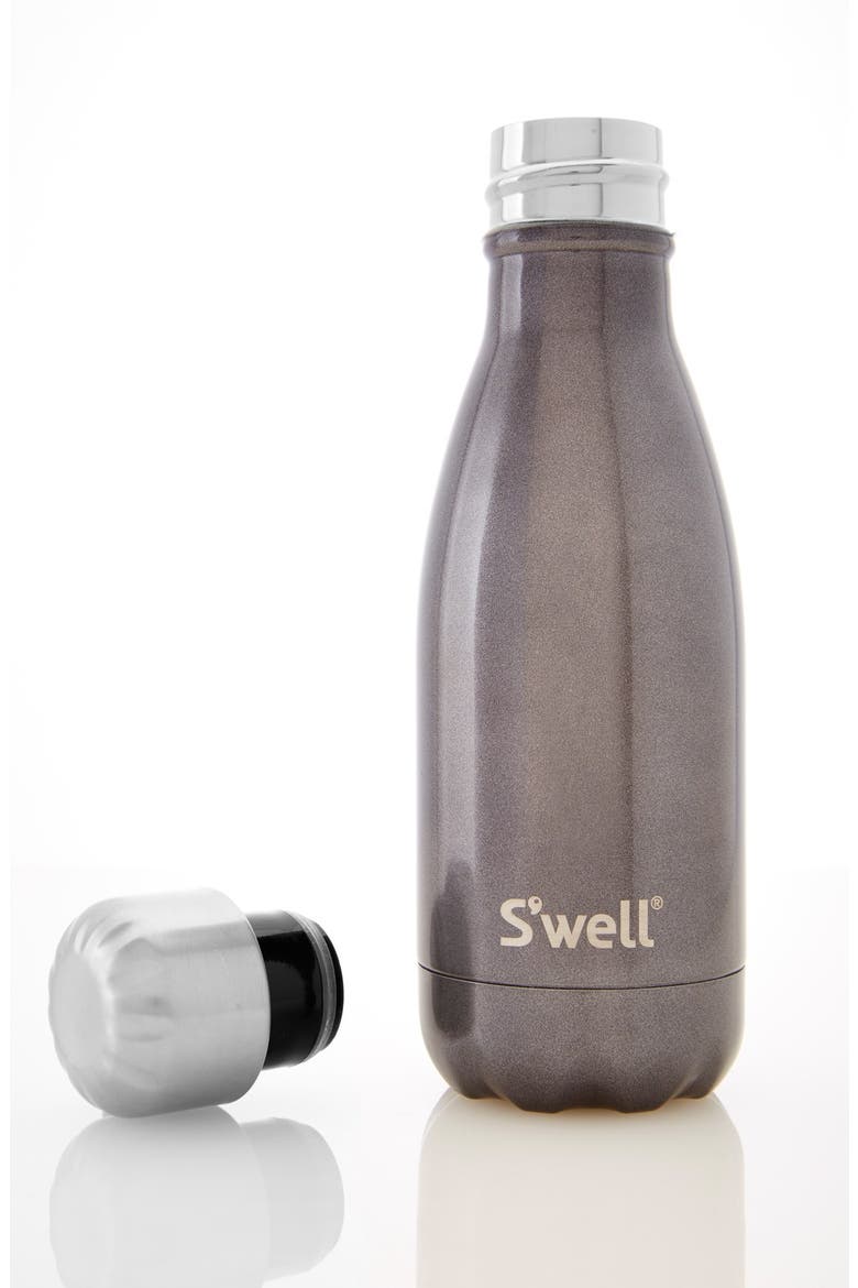 'Glitter Smokey Eye' Insulated Stainless Steel Water Bottle, Alternate, color, SMOKEY EYE
