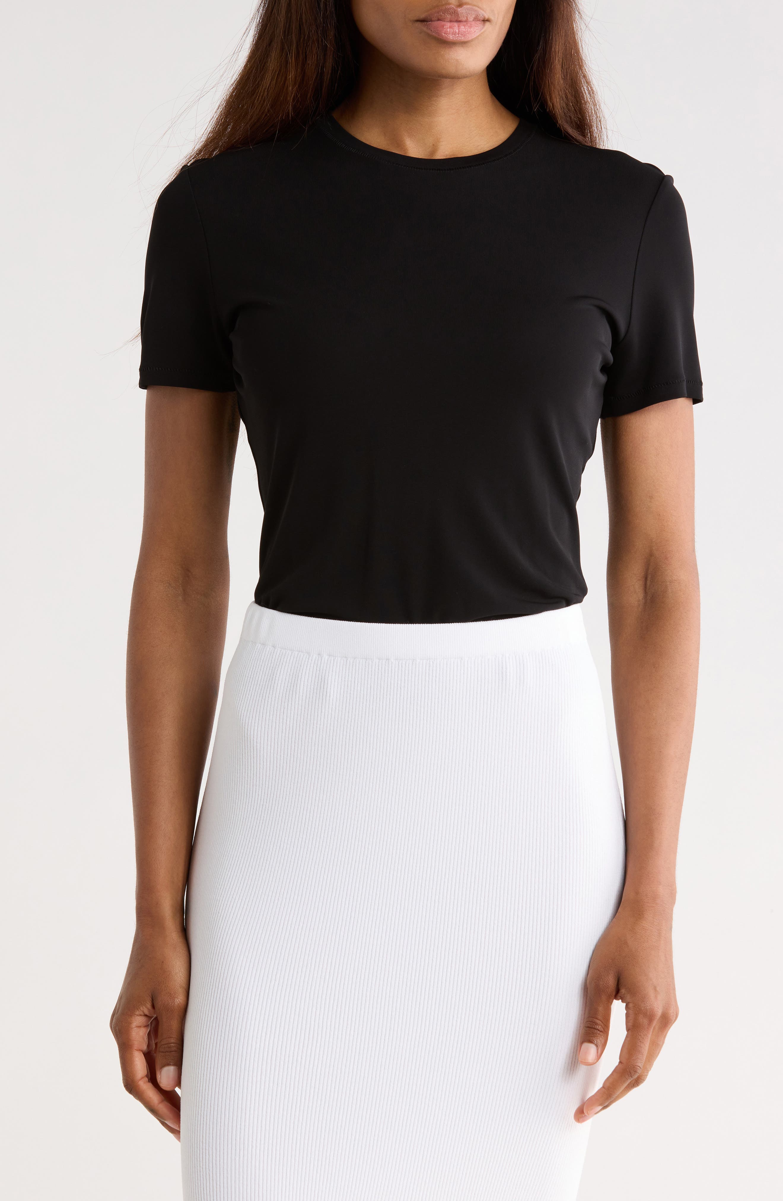 Diane von Furstenberg Crewneck Crop T-Shirt