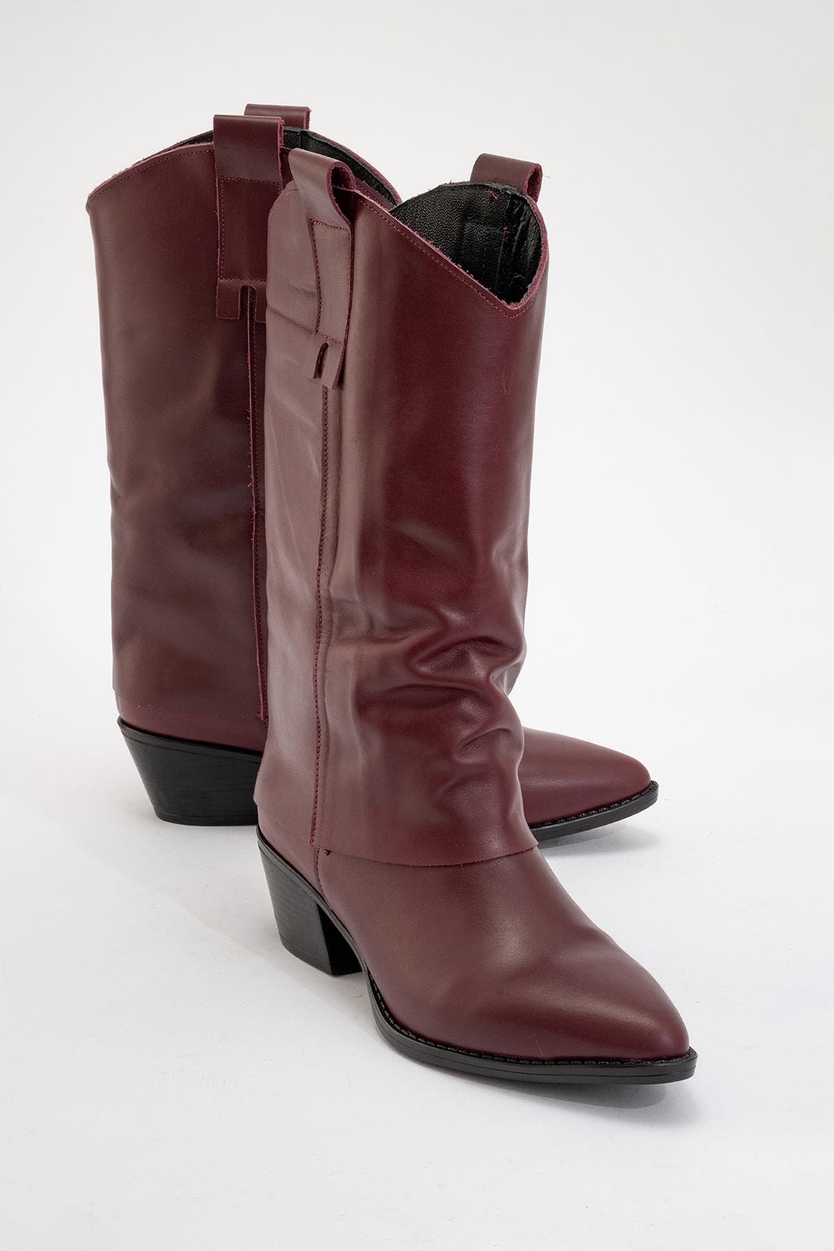 Burgundy Leather