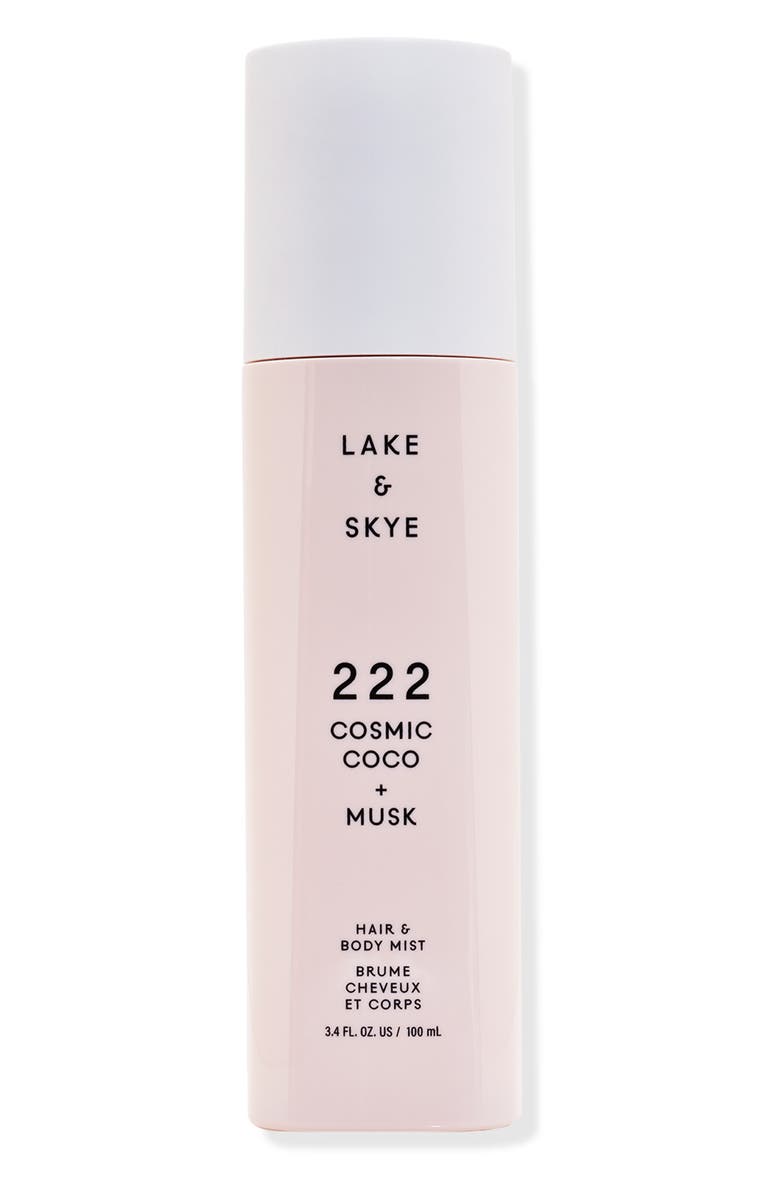 Lake & Skye 222 Cosmic Coco + Musk Hair & Body Mist, Main, color,