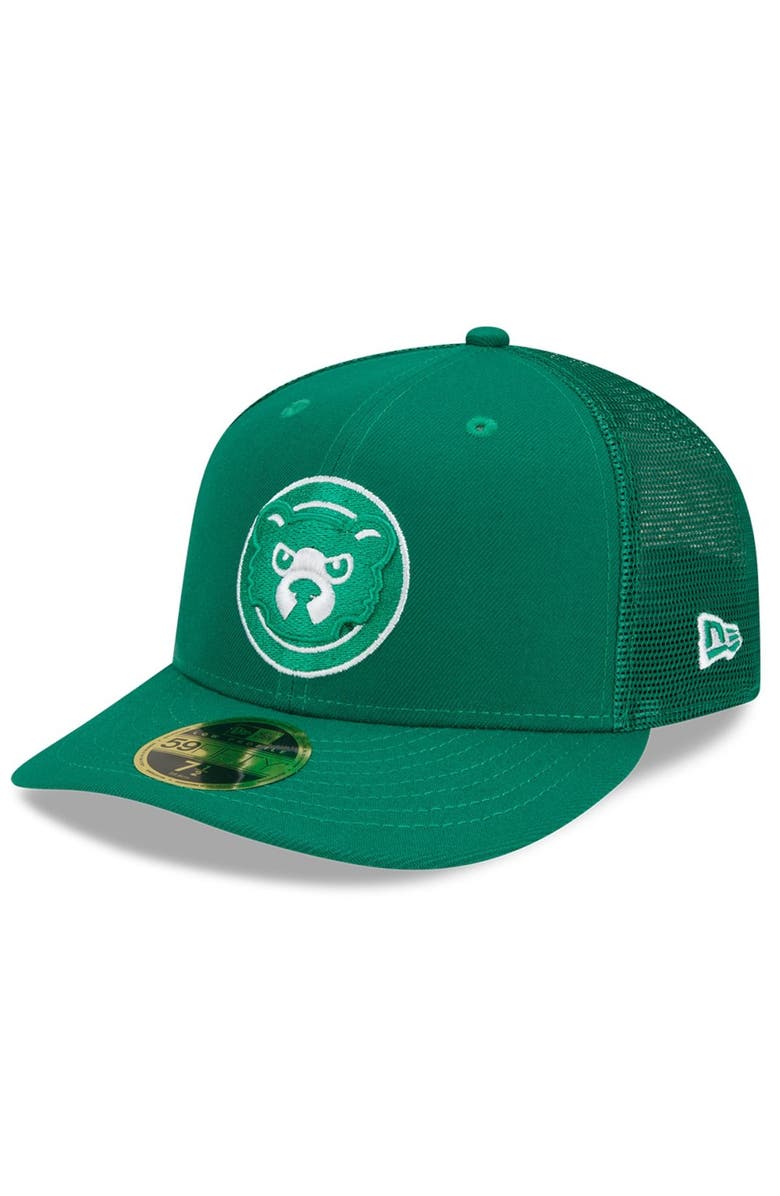New Era Men's New Era Green Chicago Cubs 2022 St. Patrick's Day Low Profile 59FIFTY Fitted Hat, Alternate, color, Green