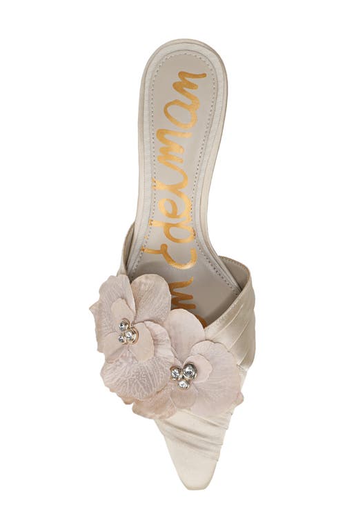 Sam Edelman Bella Pointed Toe Kitten Heel Pump In Modern Ivory