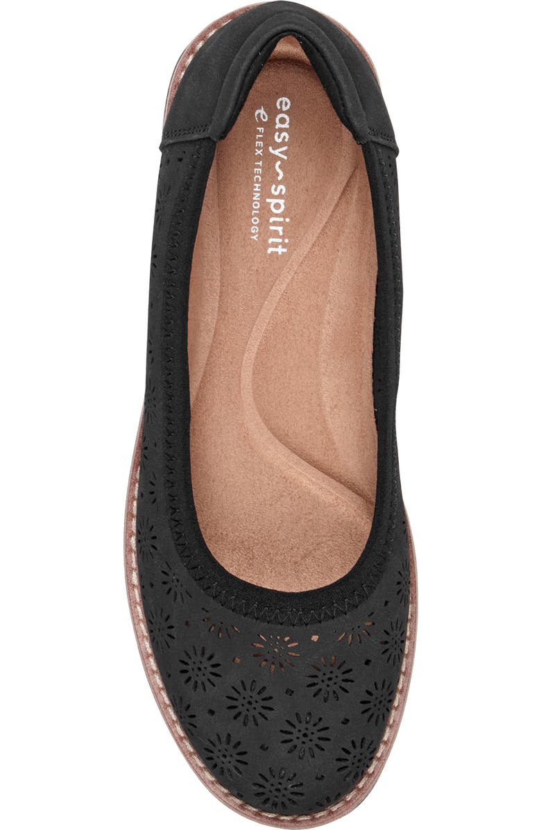 Easy Spirit Keliann Flat, Alternate, color, Black