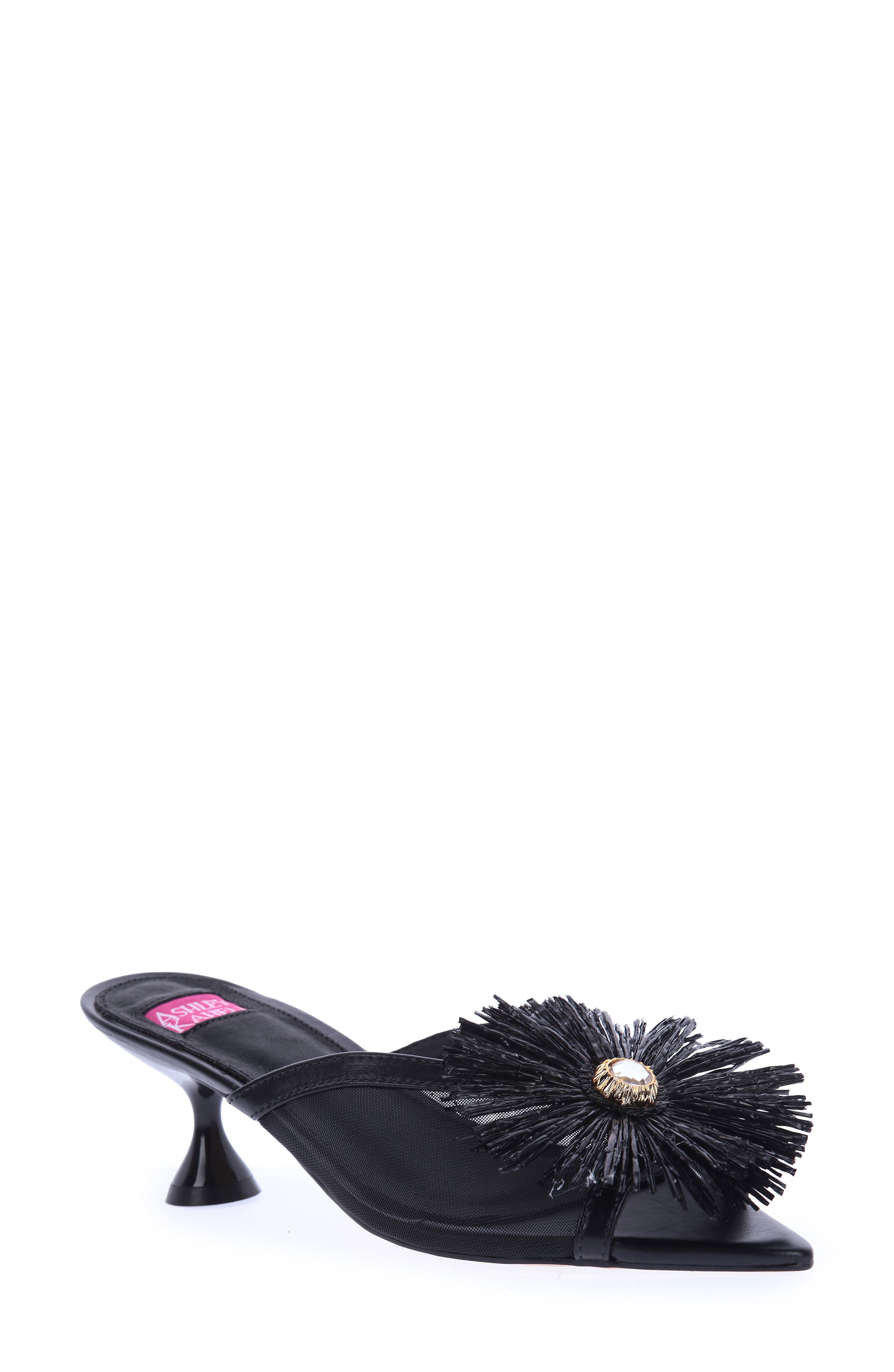 Nicole Pointed Toe Mesh Mule
