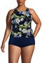  Deep Sea/Blue Floral Tropic