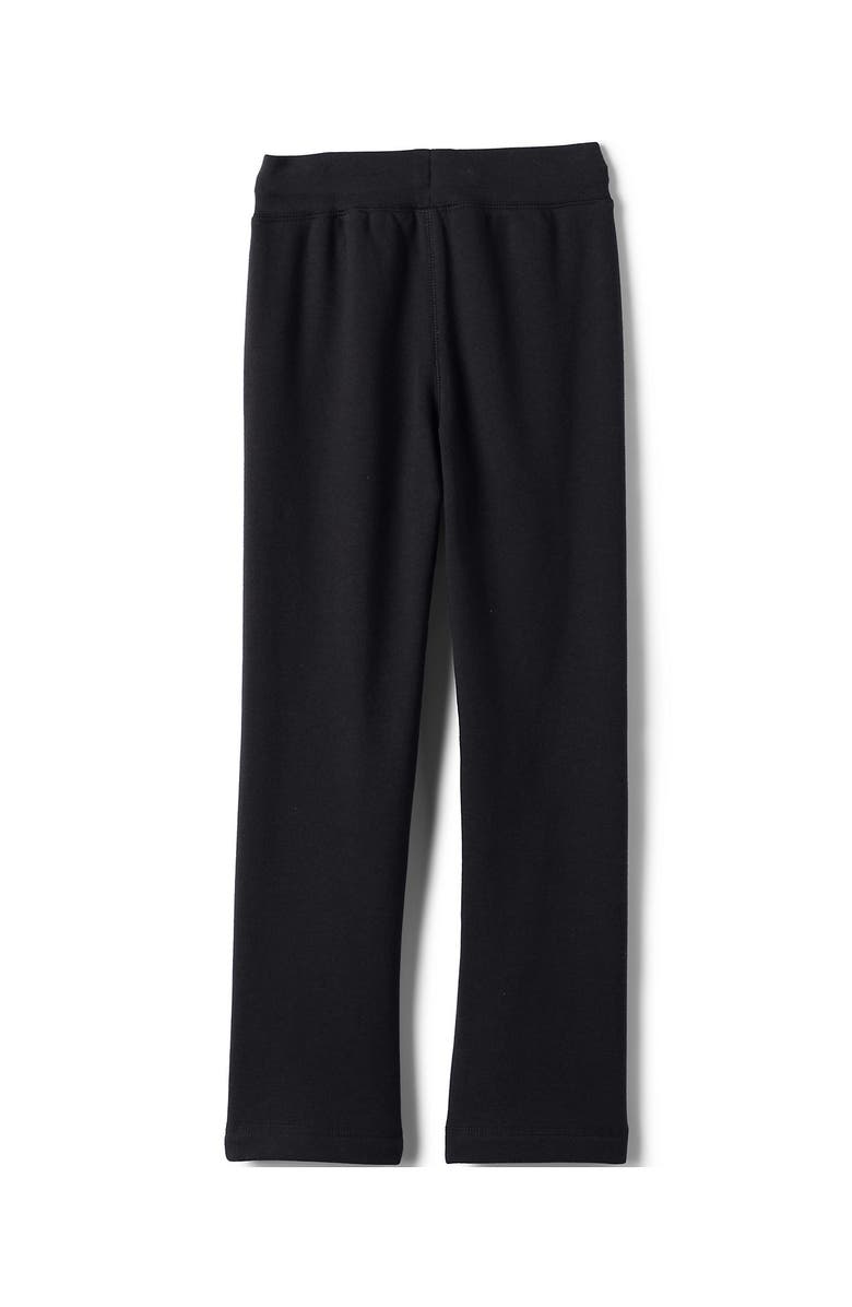 Lands' End School Uniform Sweatpants, Alternate, color, Black
