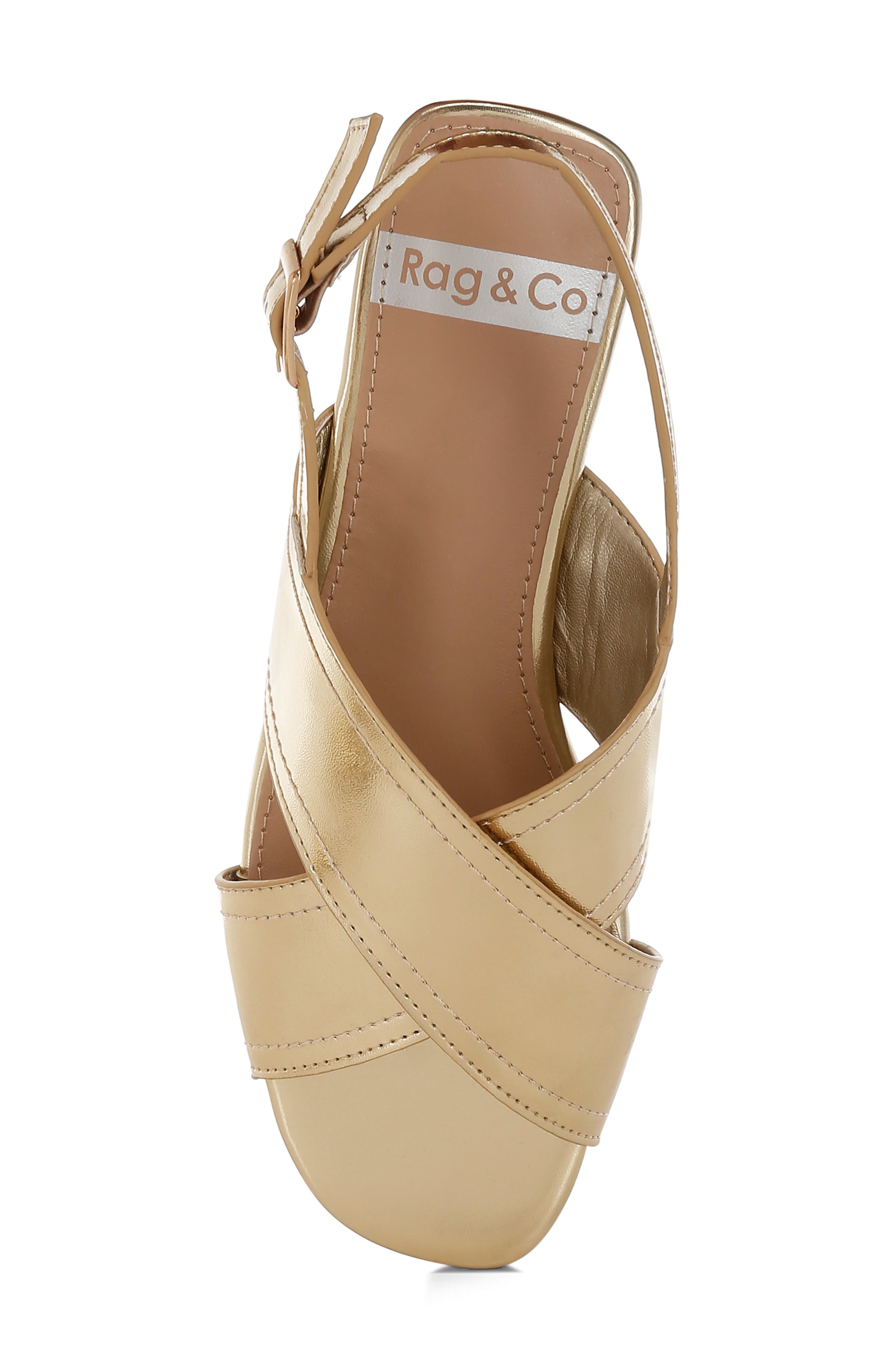 Kanon Slingback Sandal, Alternate, color, GOLD