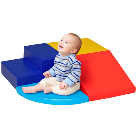 Foam Play Set for Toddlers, Easy-to-clean Soft & Safe Climbing Set