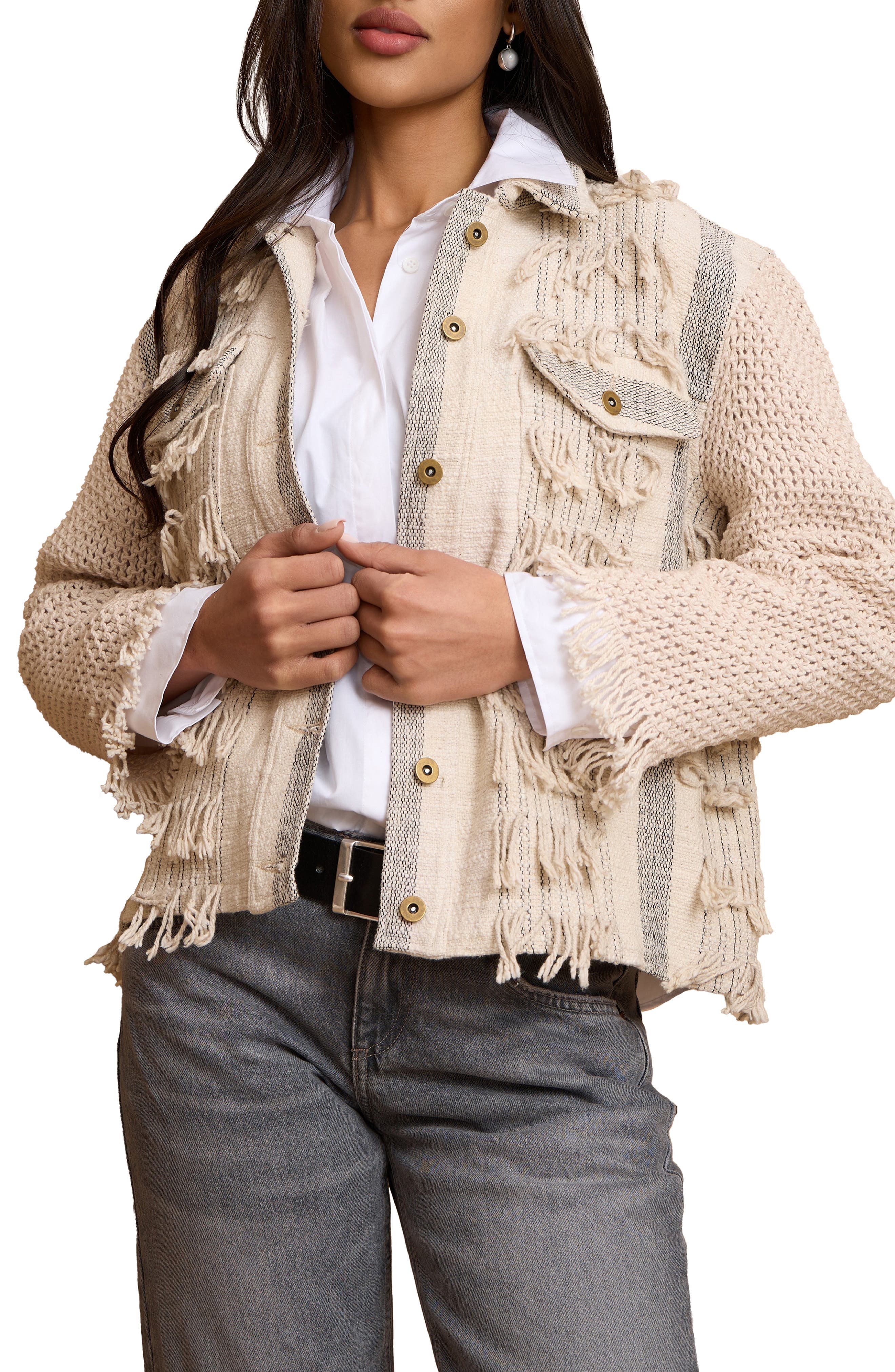 Fringe Cotton Topper