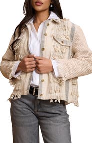 SAACHI Fringe Cotton Topper