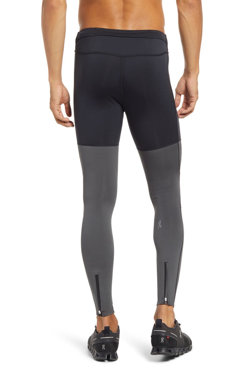 On Men's Long Performance Running Tights, Alternate, color,
