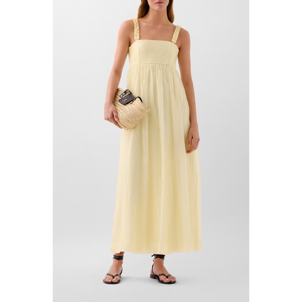Scalpers Cute Gather Dress In Metallic