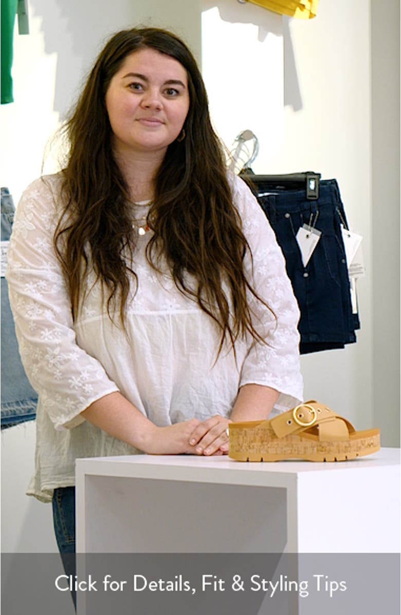 Vista Higher Gia Platform Wedge Slide Sandal, sales video thumbnail