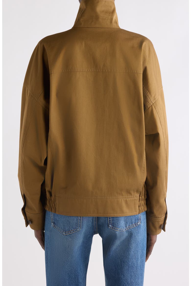 Cotton Blouson Jacket, Alternate, color, MARRON CLAIR