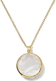 Ippolita Diamond and Pearl Medium Pendant Necklace