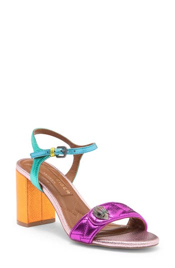 Kurt Geiger London Kensington Langley Colorblock Sandal In Multi