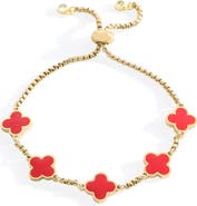 Mint & Lily Clover Enamel Bracelet