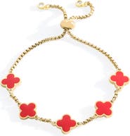 Mint & Lily Clover Enamel Bracelet