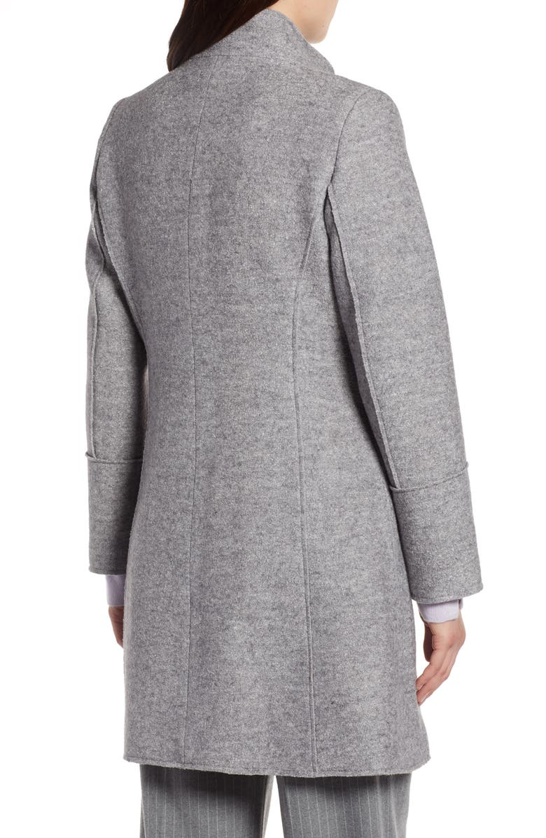 Halogen<sup>®</sup> Boiled Wool-Blend Asymmetrical Coat, Alternate, color,