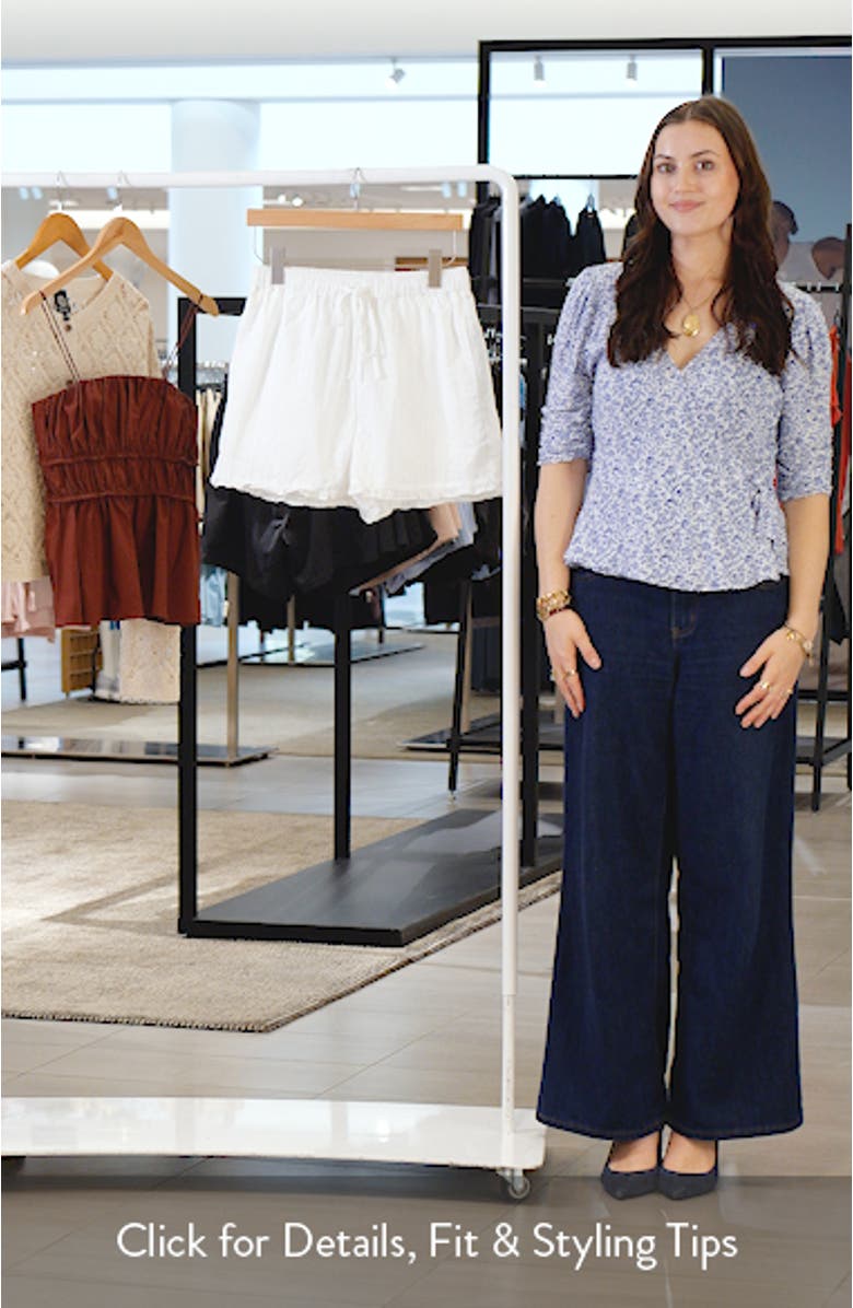 Dahlia Cotton Broderie Shorts, sales video thumbnail