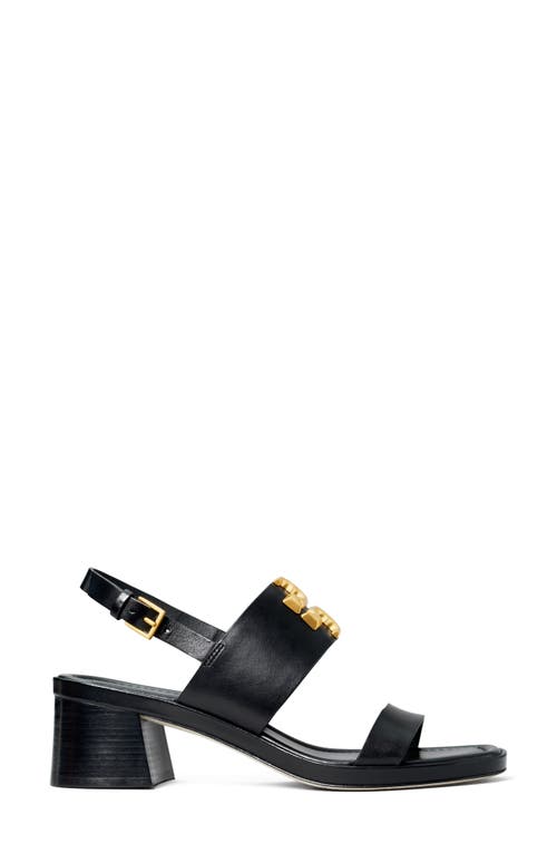 Tory Burch Eleanor Slingback Sandal In Black