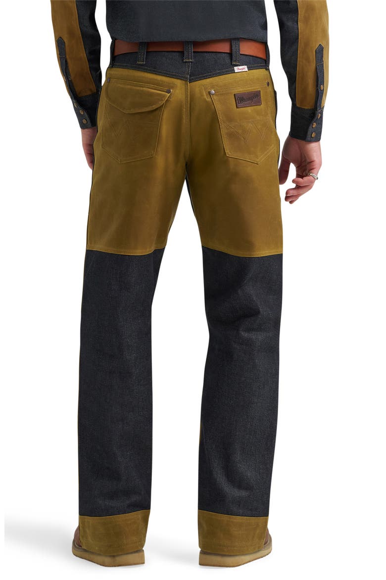 Filson x Wrangler Two Tone Western Jeans, Alternate, color, INDIGO