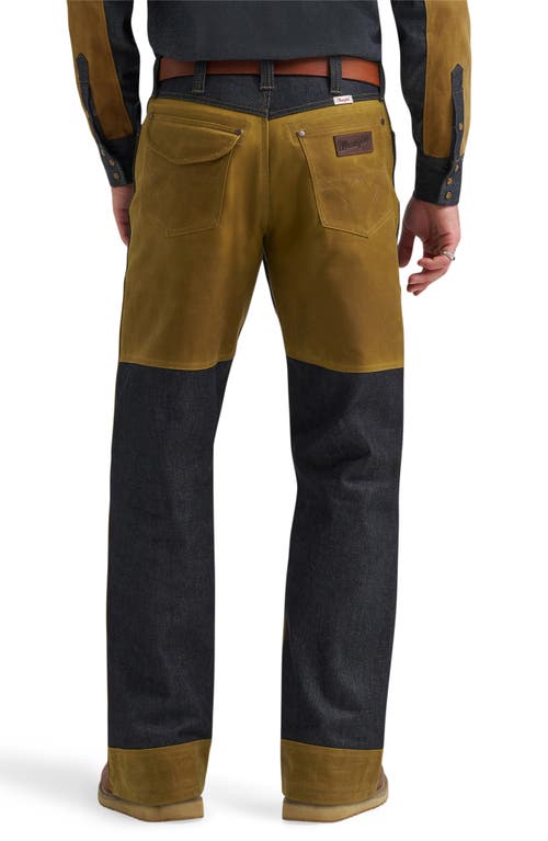 Wrangler X Filson Two Tone Western Jeans In Multi