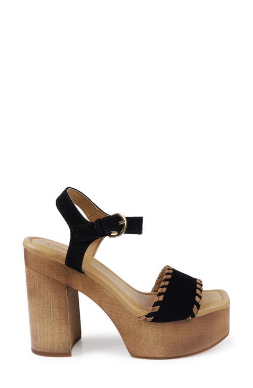 Candies Candie's Michell Platform Slide Sandal In Black