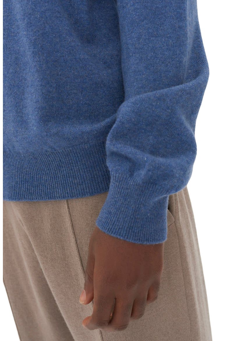 Polo Neck Sweater, Alternate, color, bijou blue