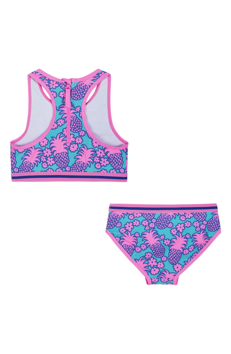 Andy & Evan Kids' Pineapple Print Two-Piece Swimsuit, Alternate, color,
