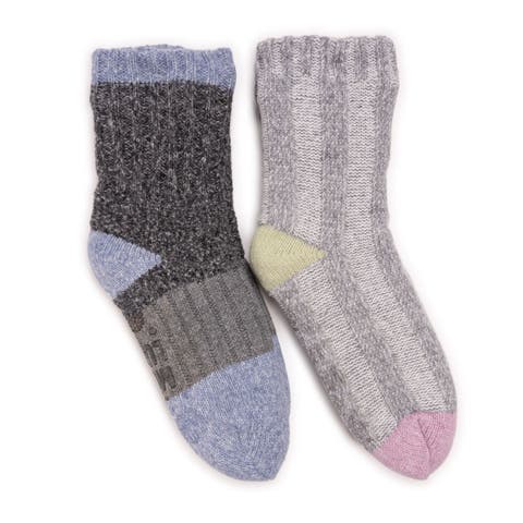 Color Blocked Sweater Cabin Socks