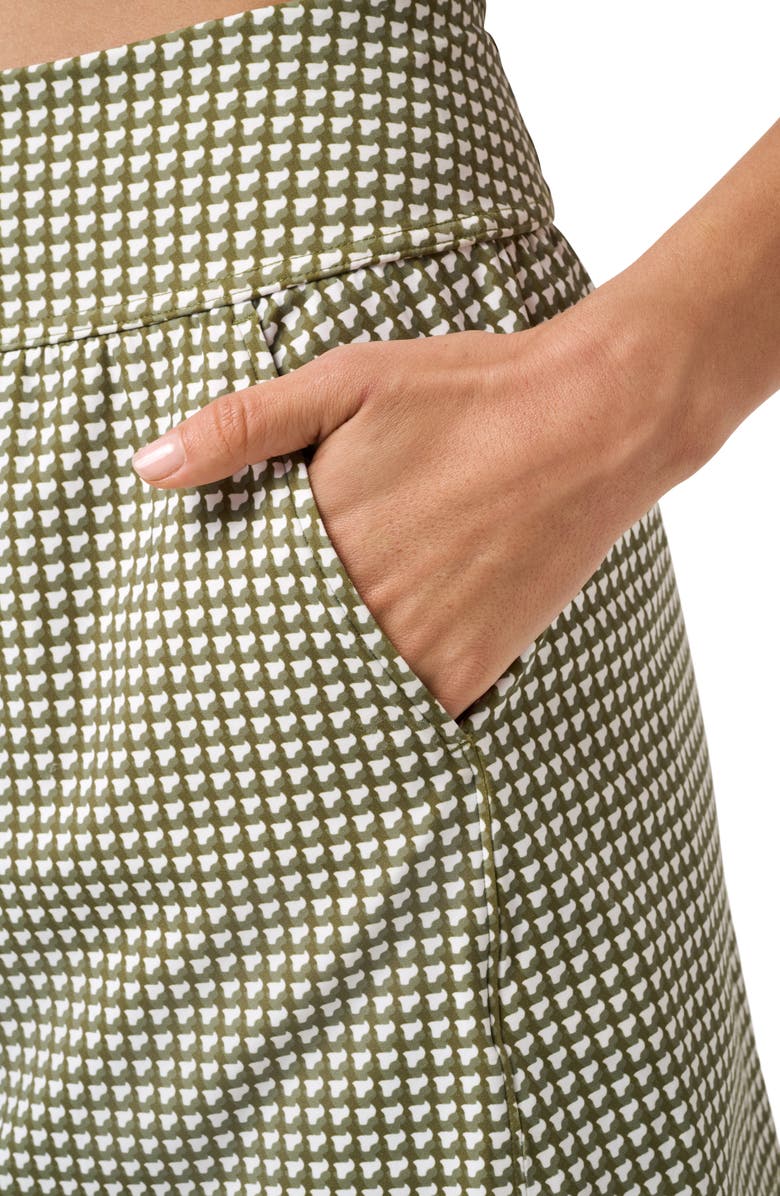 TravisMathew MoveKnit Game Set Match Skort, Alternate, color, Oil Green Multi