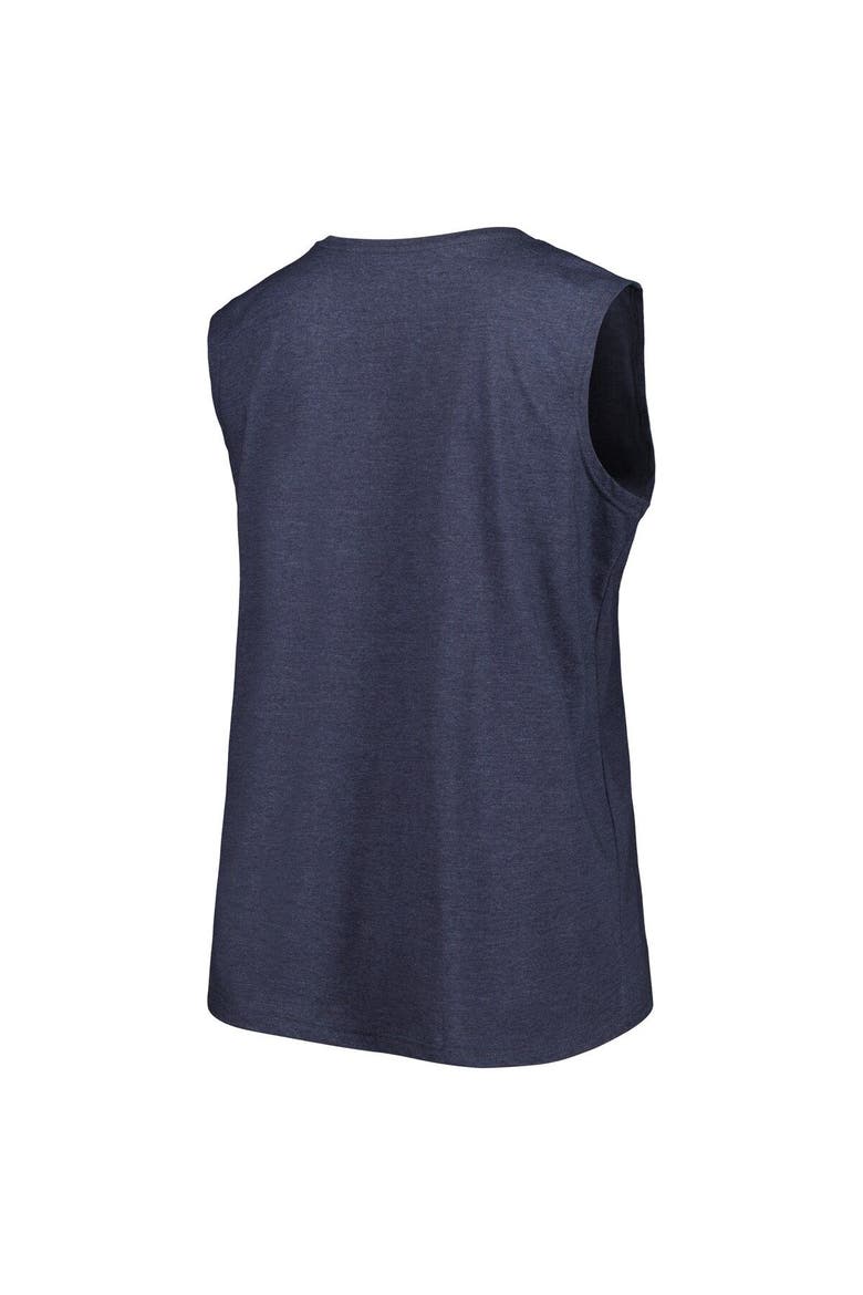 Women's Fanatics Branded Navy Denver Broncos Plus Size Tank Top, Alternate, color, Navy