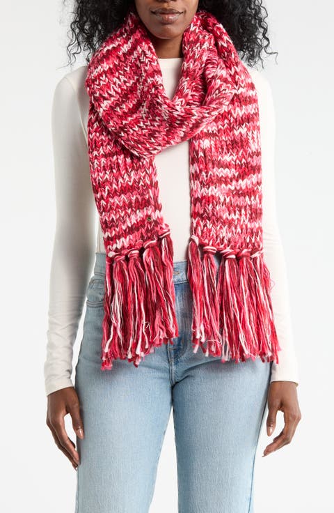 space dye marl scarf