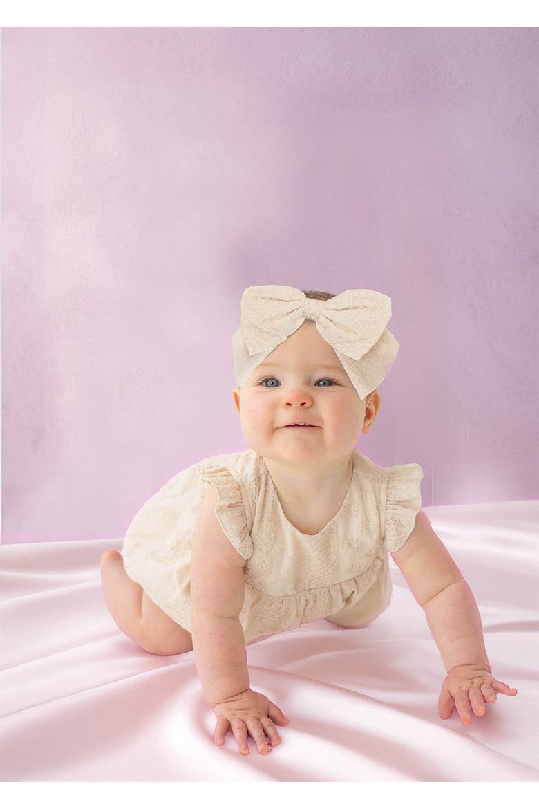 Sienna Baby Romper, Alternate, color, Brown