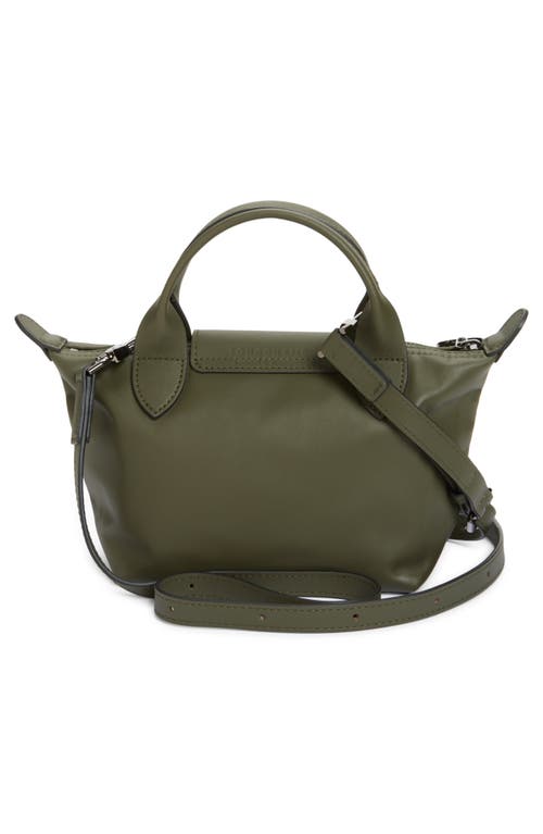 Longchamp Extra Small Le Pliage Xtra Leather Top Handle Bag
