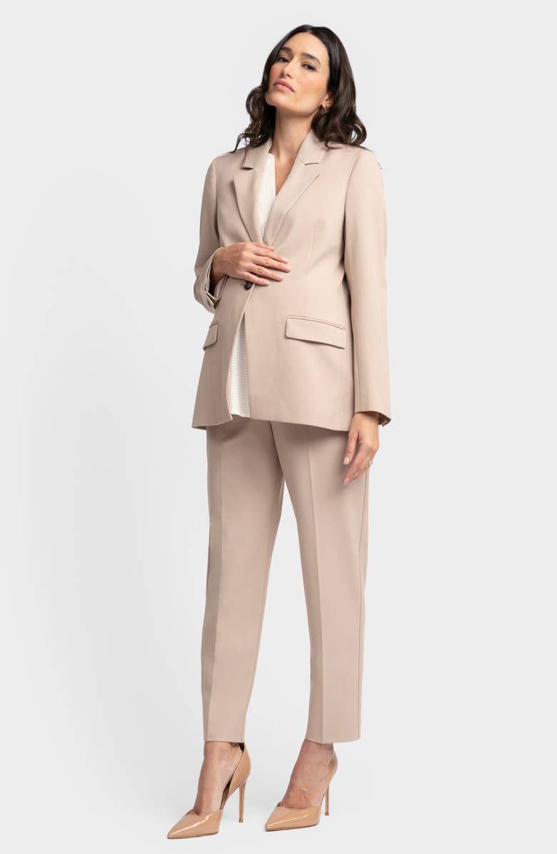 Seraphine Tapered Over the Bump Maternity Pants, Alternate, color, 