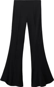 MANGO Low Rise Flare Pants