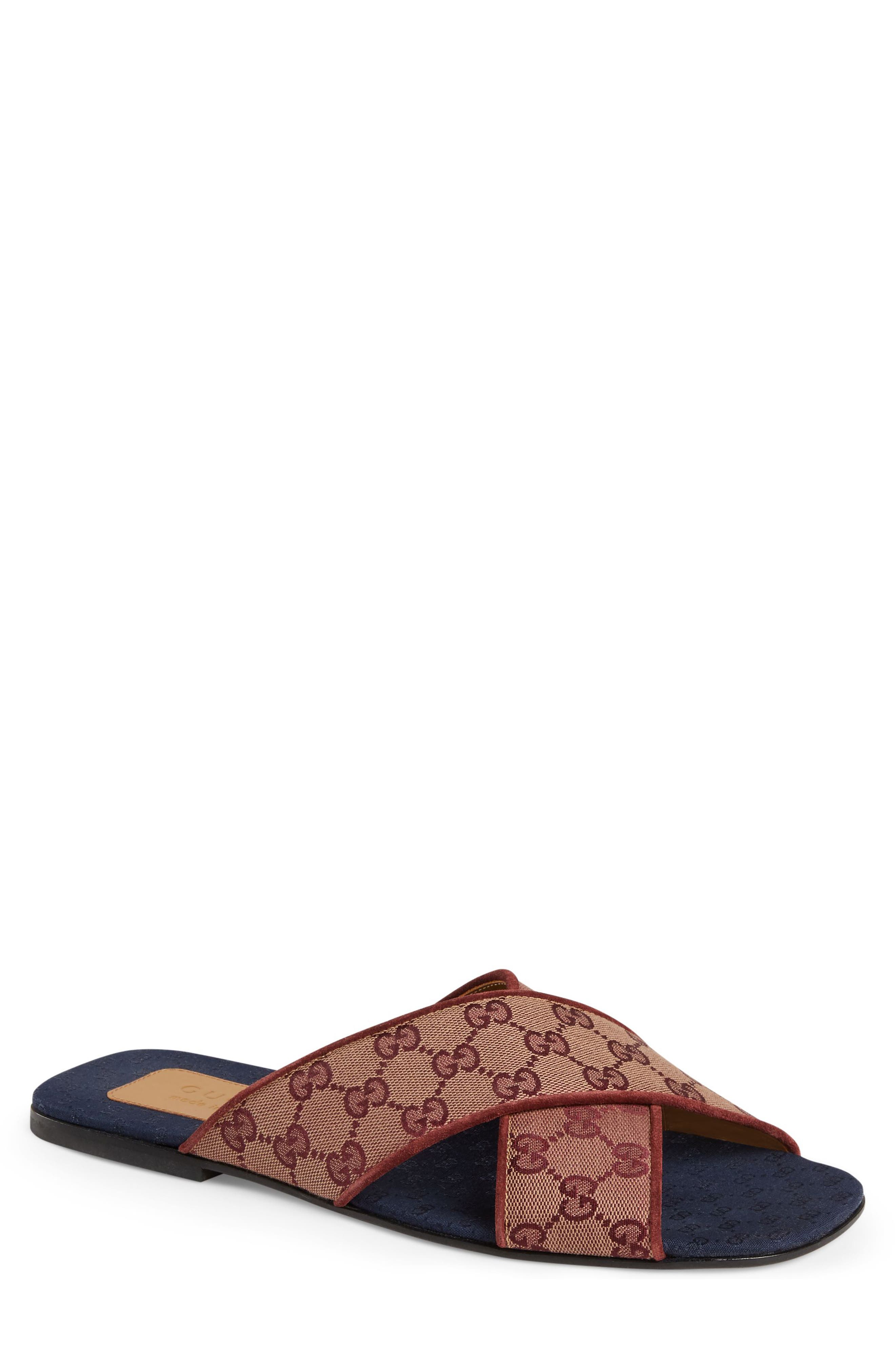 Gucci GG Canvas Slide Sandal, Main, color, 