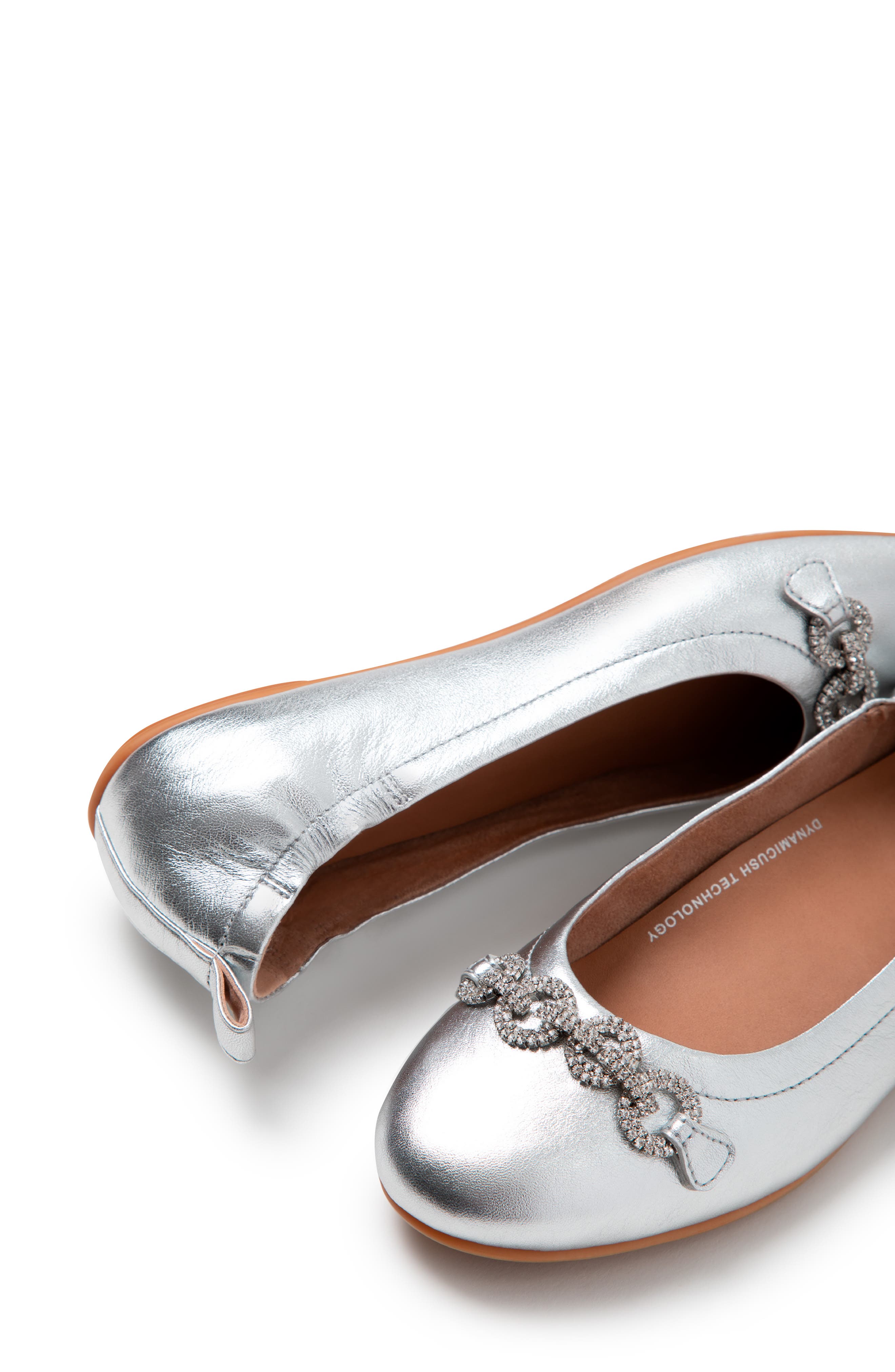 Allegro Sparkle Ballet Flat, Alternate, color, SILVER