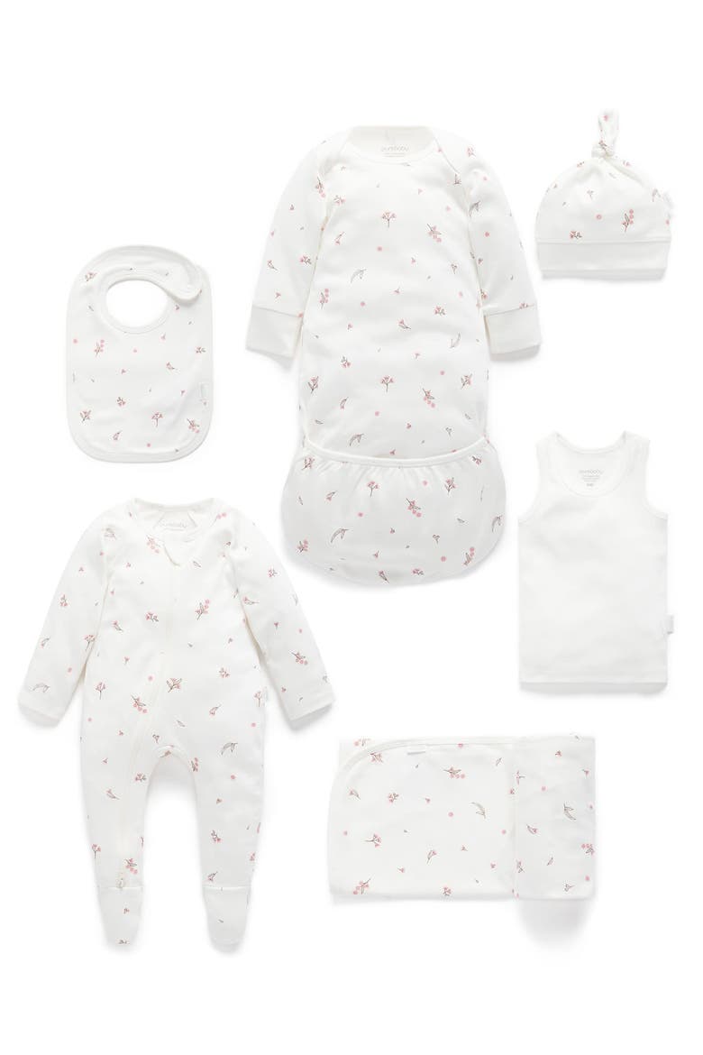 Newborn Hospital Gift Pack 6 Piece, Main, color, Vanilla Blossom Pack