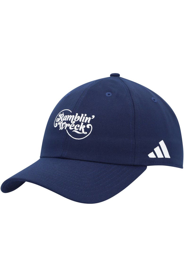 Men's adidas Navy Georgia Tech Yellow Jackets Slouch Adjustable Hat, Main, color, Navy