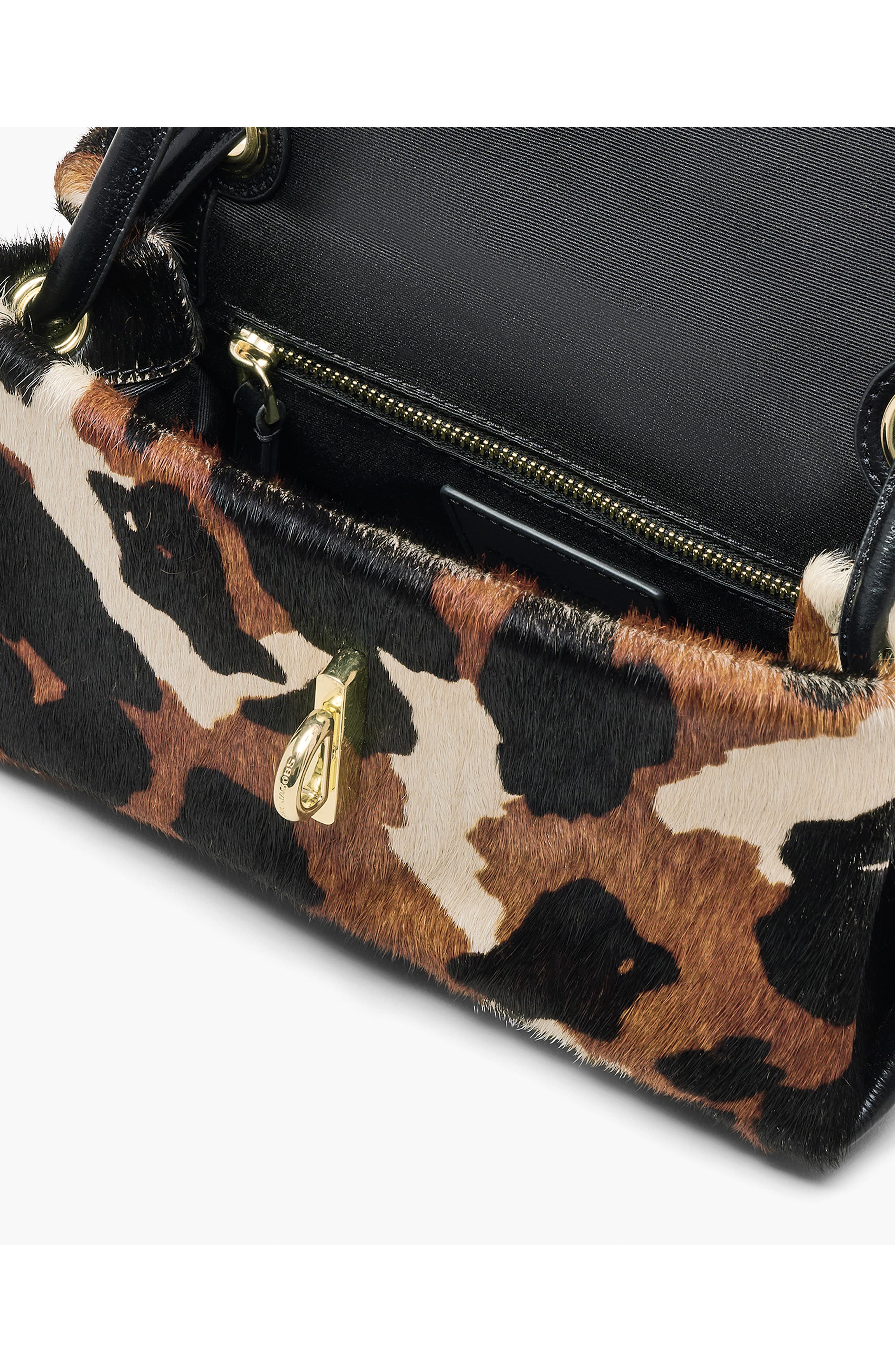 Marc Jacobs The Mini Dual Genuine Calf Hair Handbag, Alternate, color, 